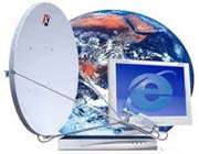 ماهواره و اینترنت