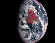 زمین قرمز شد!