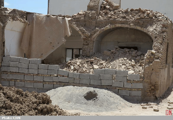 تخریب خانه‌ها در بافت تاریخی کرمان 1