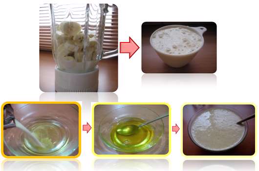 کیک شکلاتی با دسر موز