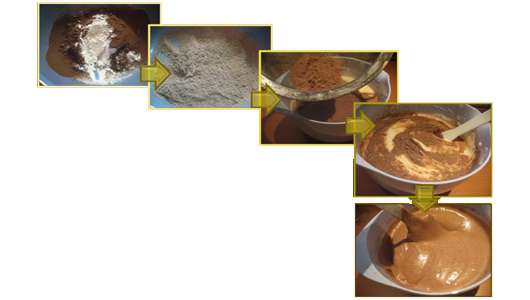 کیک کاکائویی خوشمزه با شکلات درست کنید + آموزش 1