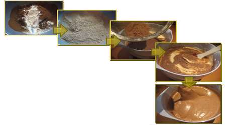 کیک بستنی کاکائویی