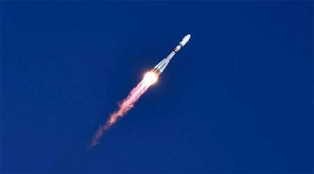 ارسال اولین موشک پایگاه فضایی روسیه