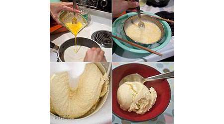 بستنی خانگی درست کنید!
