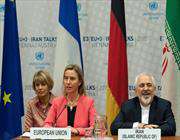 zarif avec mogherini