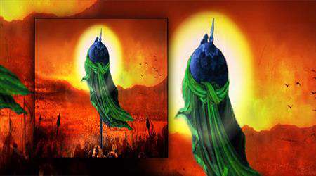 سر به نیزه، سر امام حسین،