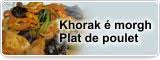 Khorak é morgh  Plat de poulet