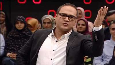 گروگان گیری میهمان برنامه توسط خانمی / خندوانه گروگان گیری میهمان برنامه توسط خانمی / خندوانه