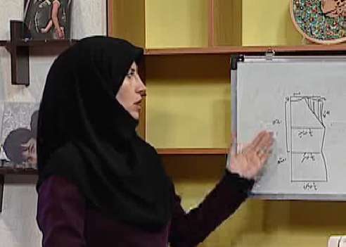 خانم آریافر | آموزش دوخت تاپ پشت گردن خانم آریافر | آموزش دوخت تاپ پشت گردن