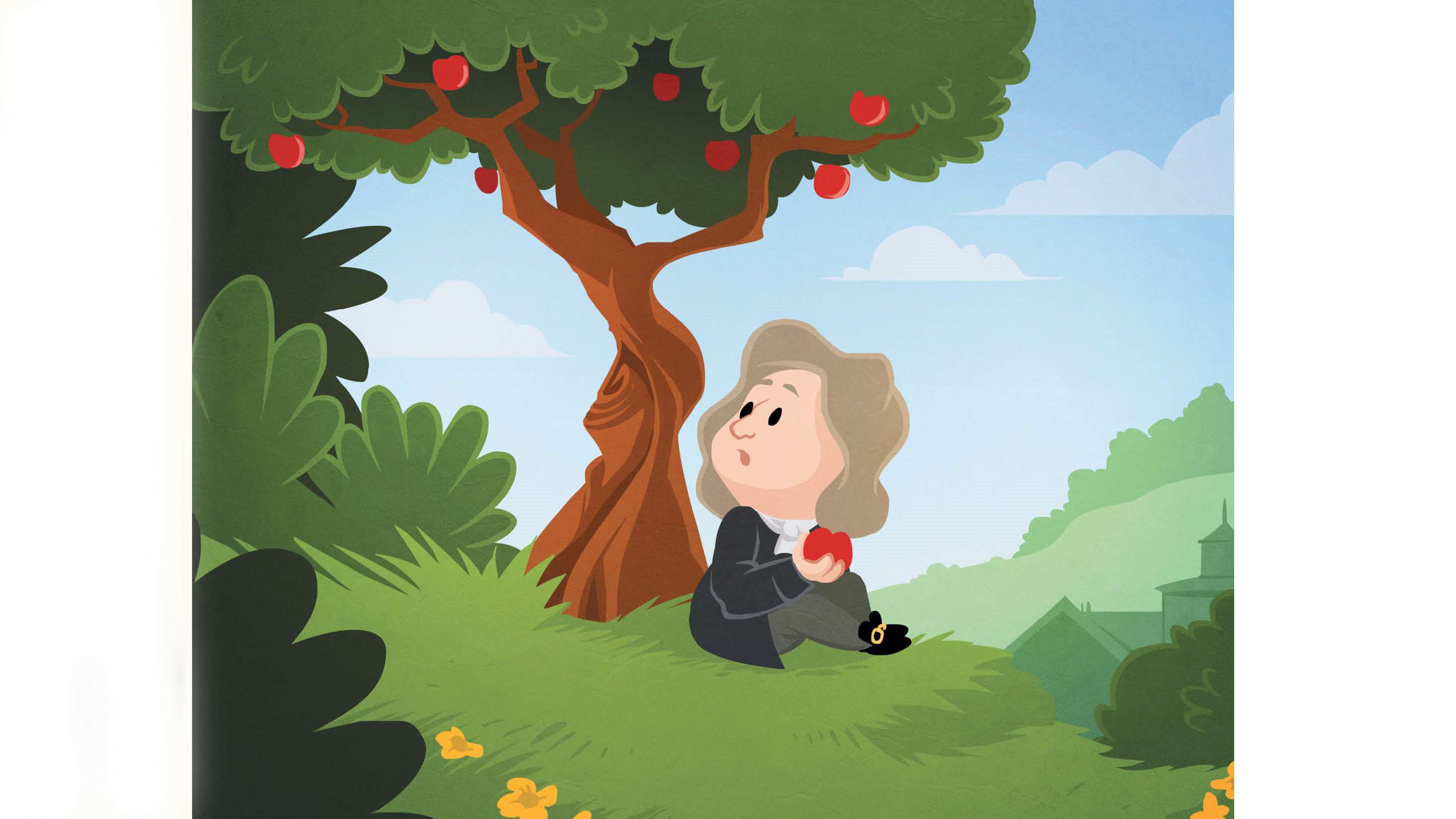 Исаак Ньютон Легенда о яблоке